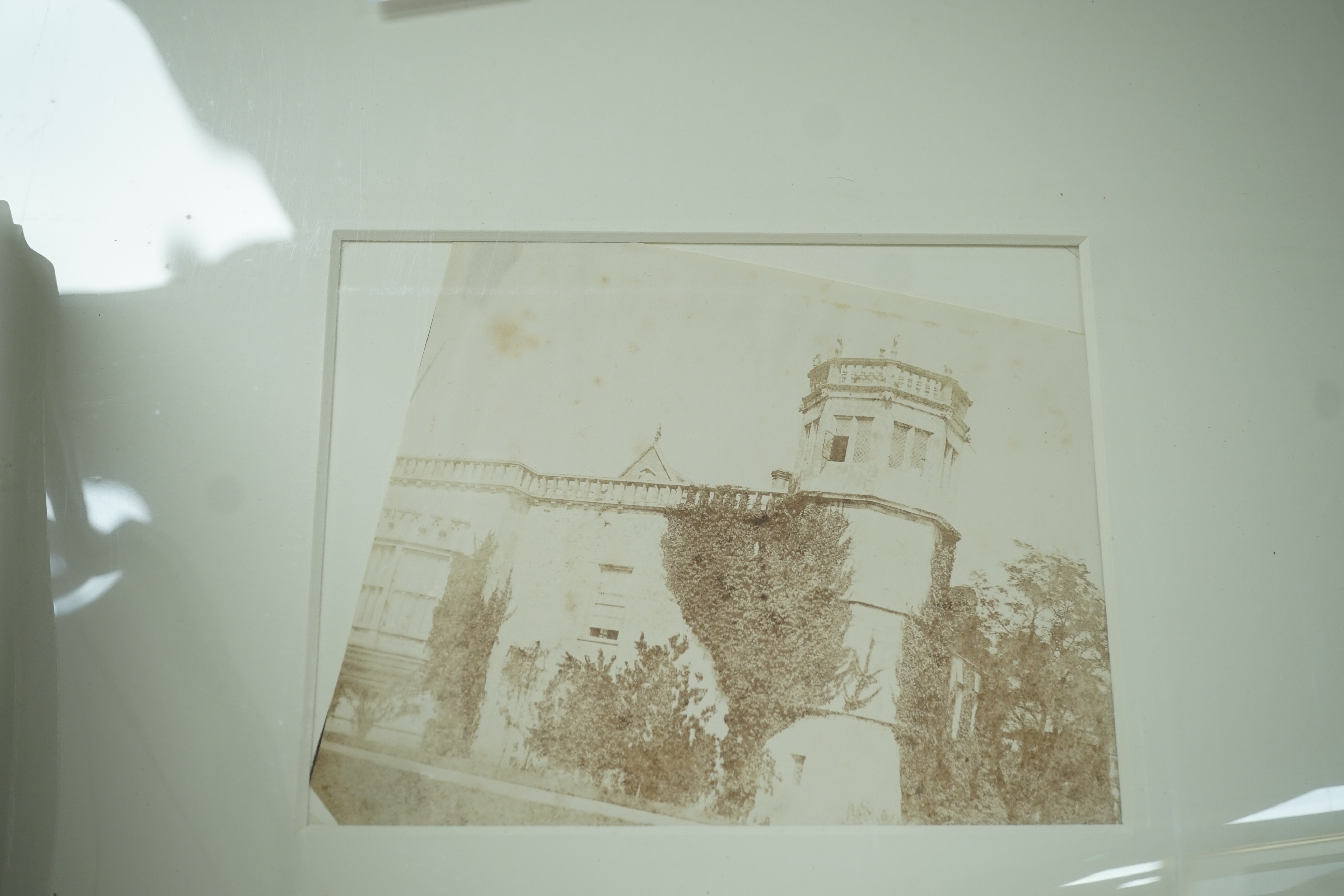 William Henry Fox Talbot (1800-1877), two black and white photographs, 'Bridge at Orleans', 12.5 x 20cm and 'The Tower', 15 x 19cm